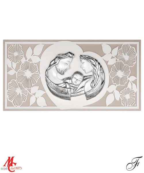 Capoletto Sacra Famiglia argento