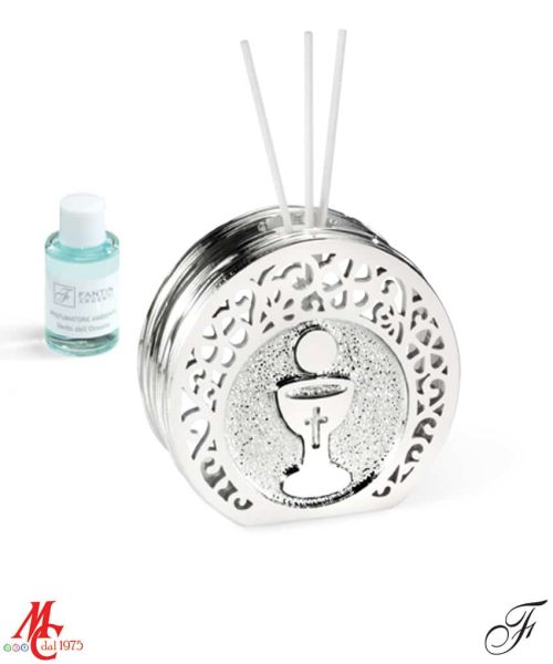 Bomboniera - Profumatore Comunione Bianco/Argento