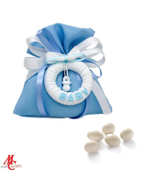 Bustina - Sacchettino con Ghirlanda Baby Boy