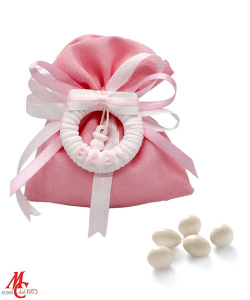 Bustina - Sacchettino con Ghirlanda Baby Girl