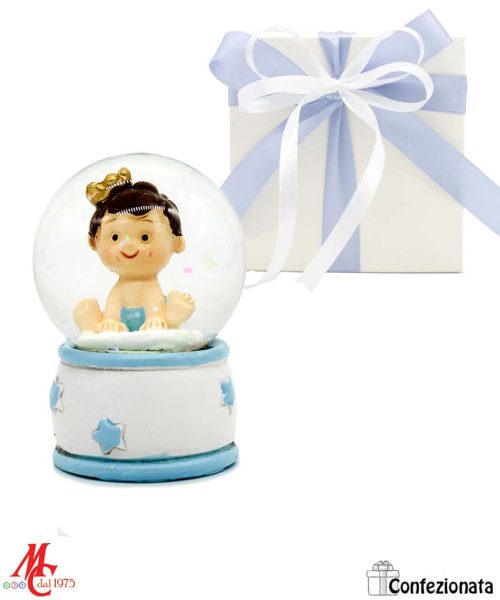 Bomboniera Principino Palla di Vetro