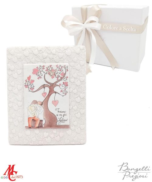 Bomboniere Matrimonio - Quadretto coppia sotto Albero della Vita
