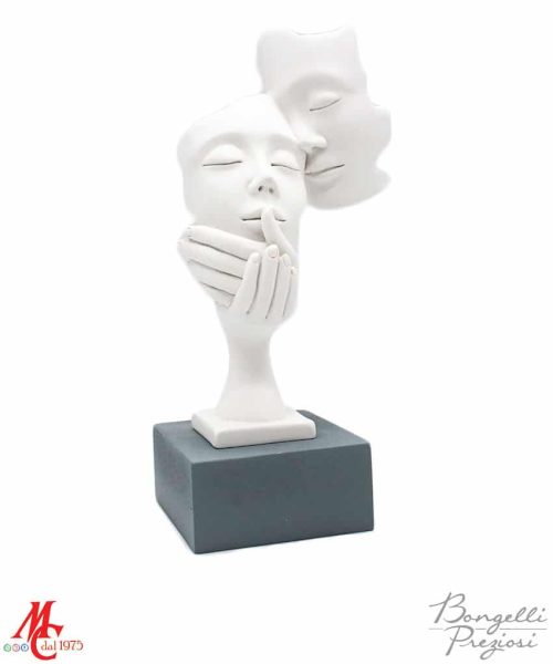 Scultura - Coppia Facce Stilizzata
