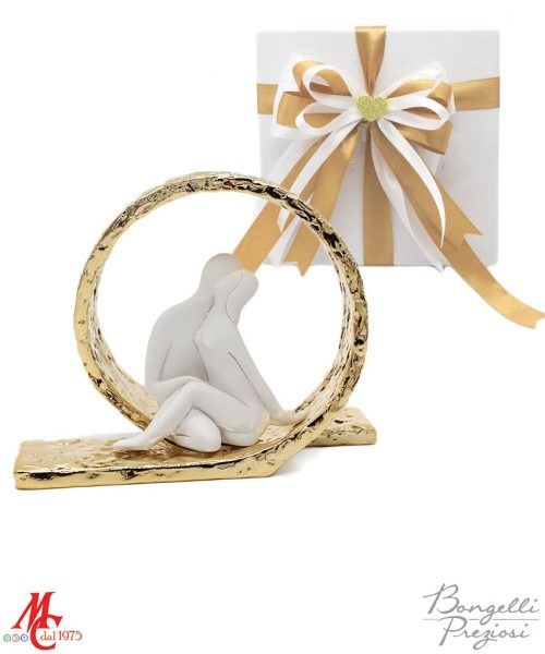 Bomboniere Matrimonio - Coppia Vortice Oro