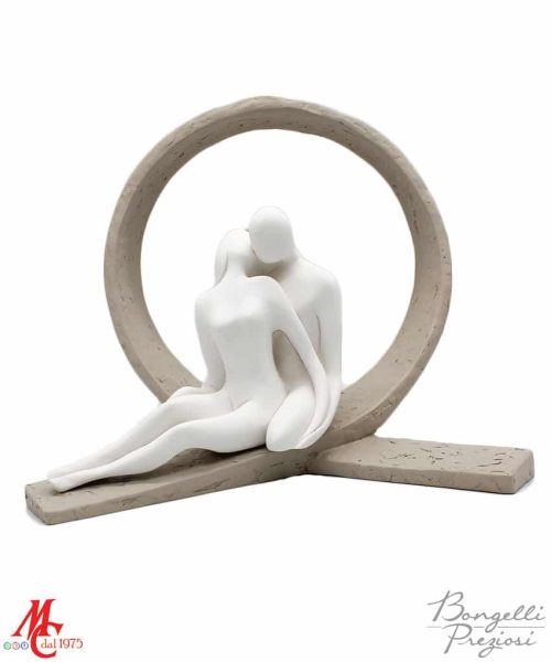 Scultura - Coppia Vortice Nocciola