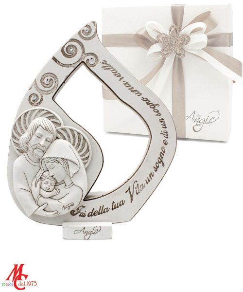 Bomboniera Icona Goccia SACRA FAMIGLIA – Fai della tua Vita un sogno e del tuo Sogno una realtà