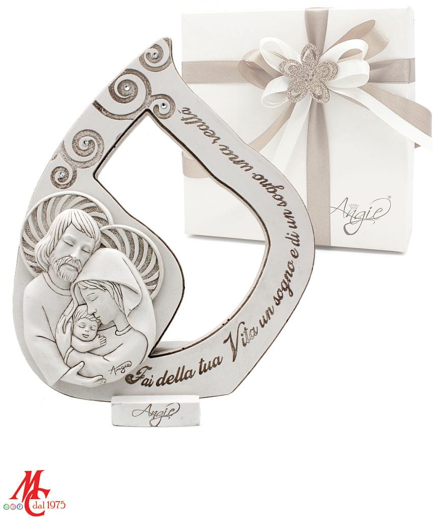 Bomboniera Icona Goccia SACRA FAMIGLIA – Fai della tua Vita un sogno e del tuo Sogno una realtà