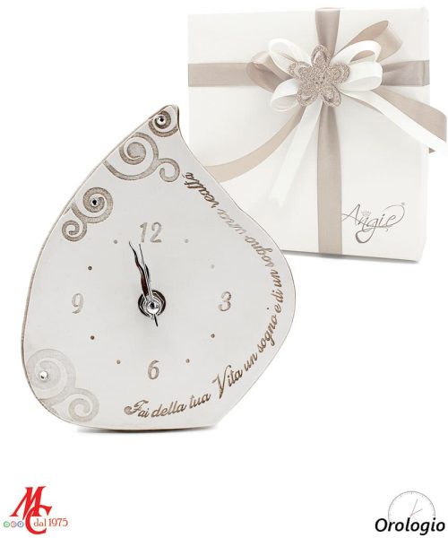Bomboniera Orologio Goccia - Fai della tua Vita un sogno e del tuo Sogno una realtà
