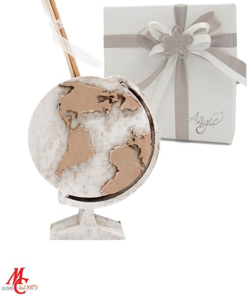 Bomboniera Profumatore Mappamondo - Tortora