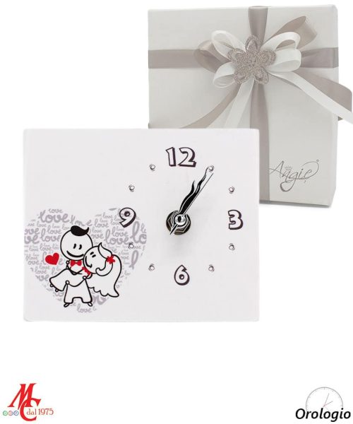 Bomboniera Orologio Coppia Sposi in Forex