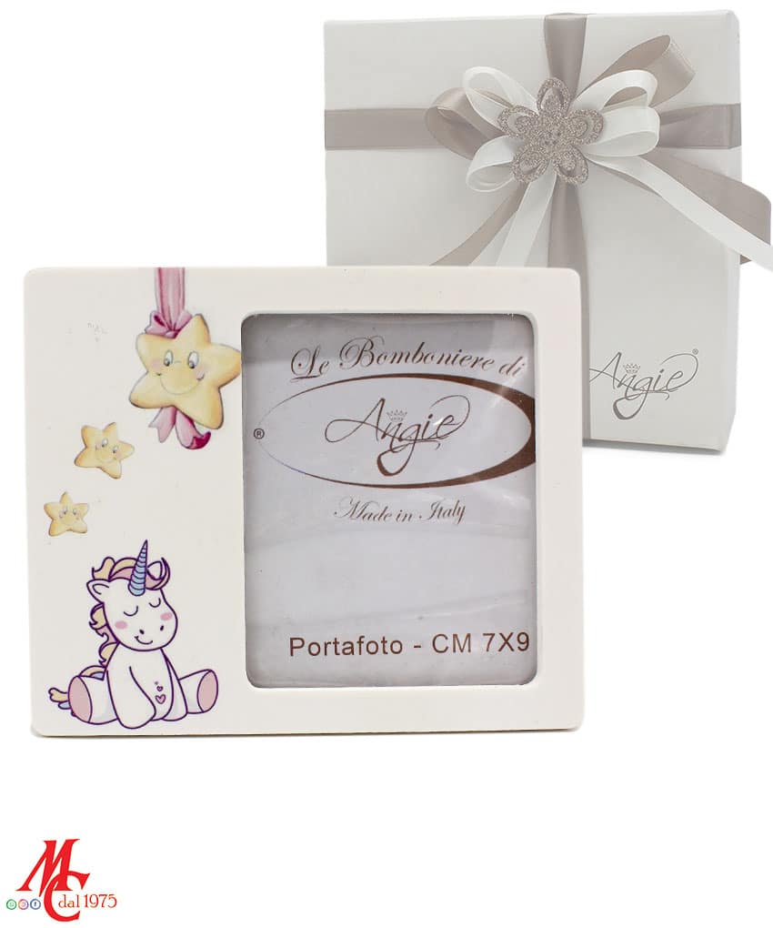Bomboniera Portafoto Unicorno in Forex