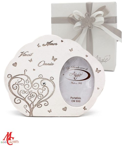 Bomboniera Elegante (LINEA-FRANCY) Portafoto con Albero della Vita