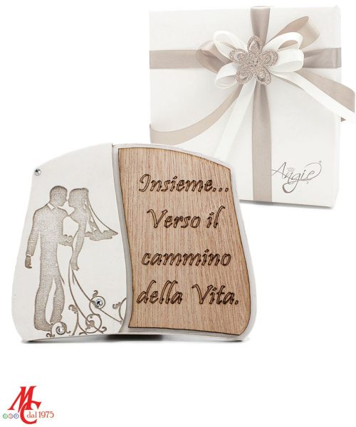 Bomboniera Matrimonio - Sposi: " Insieme... Verso il Cammino della Vita"