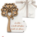 Bomboniera Albero della Vita: "la Vita è il frutto dell'Albero curato con Amore"