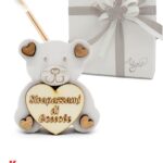 Bomboniera Profumatore Orsetto con Frase "Strapazzami di Coccole"