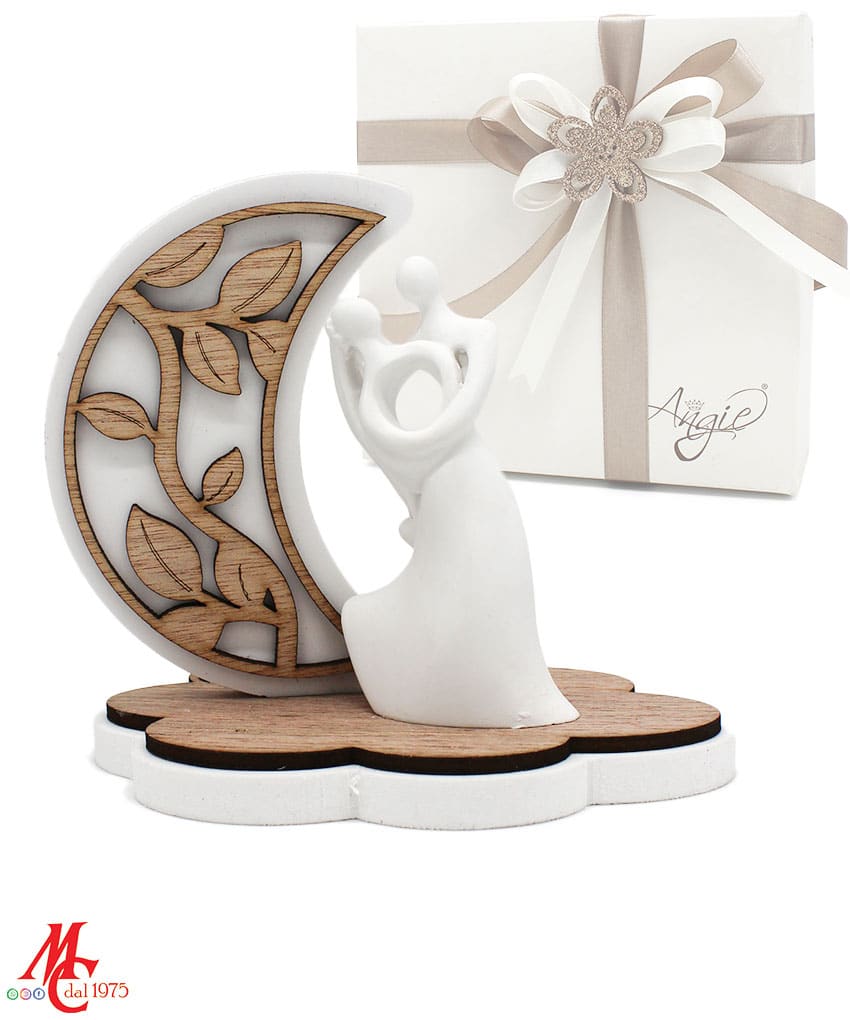 Bomboniera Profumatore - Linea Luna con Sposi