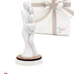 LINEA ISTANTI STATUA COPPIA Con CUORE BIANCO