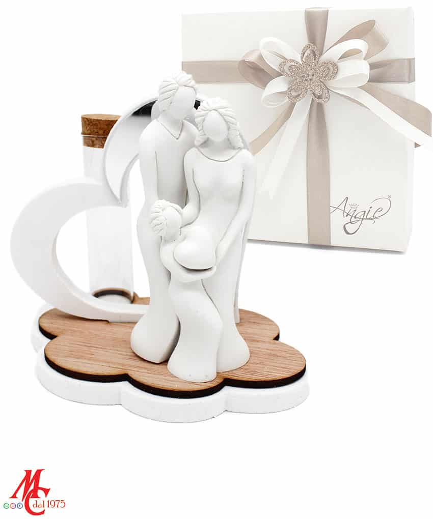 Bomboniera Profumatore - Famiglia con Cuore