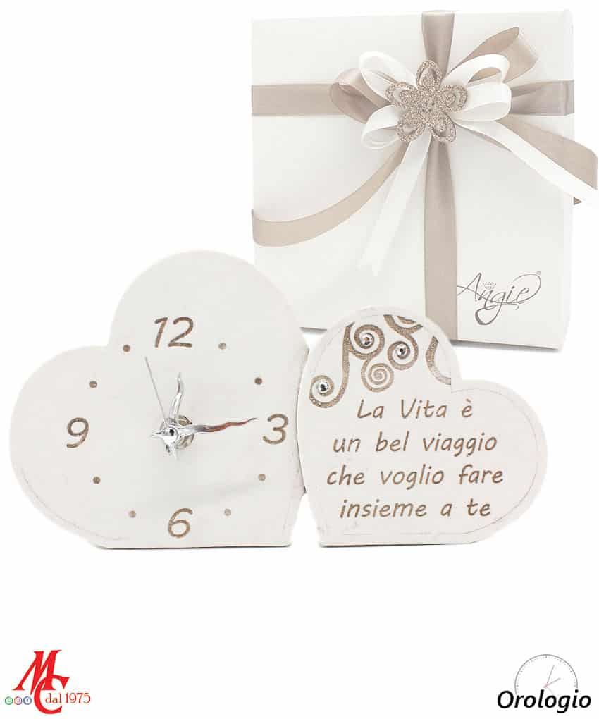 Bomboniera Matrimonio Orologio - Love