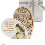 Bomboniera Icona Cuore Madonna con Bambino (Maternità)