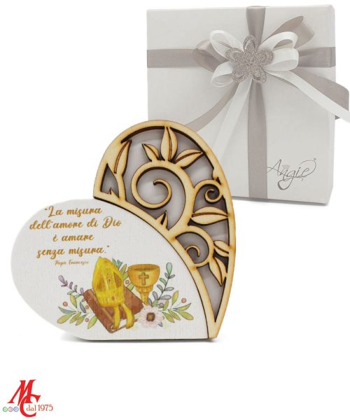 Bomboniera Icona Cuore Comunione e Cresima