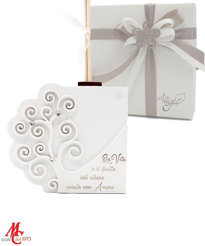 Bomboniera Profumatore Albero della Vita " la Vita è il frutto dell'albero curato con Amore"