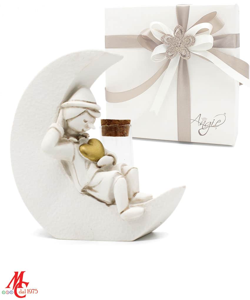 Bomboniera Profumatore Pinocchio Pensatore su Luna