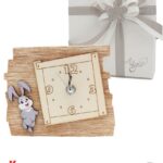 Bomboniera Linea Tobia Orologio con Coniglietto