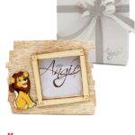 Bomboniera Linea Tobia Portafoto con Leone