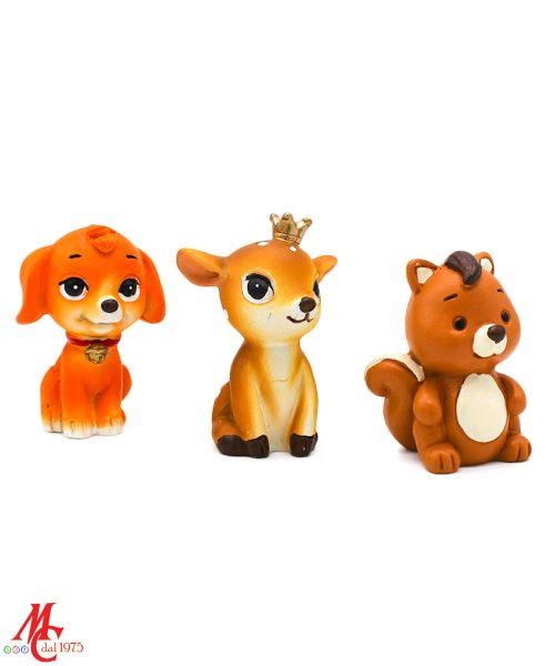 Bomboniera Animaletti (Cerbiatto, Volpe, Scoiattolo)