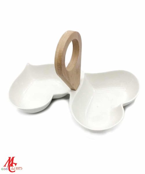 Bomboniera - Antipastiera Doppio Cuore