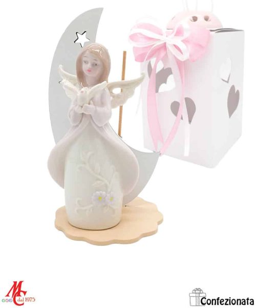 Bomboniera – Profumatore Luna con Angioletti (3 modelli assortiti)