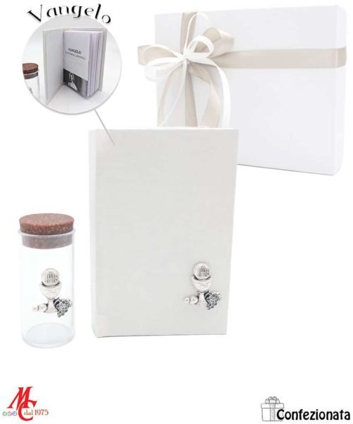 Bomboniera Confezionata – Vangelo con Provetta icona Comunione