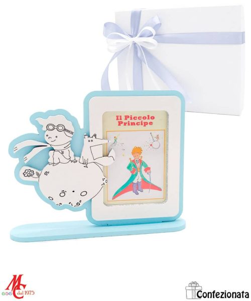 Bomboniera – Portafoto Piccolo Principe Celeste