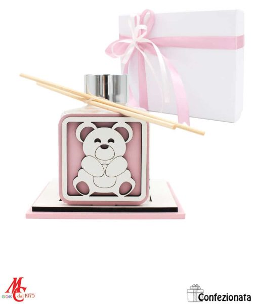 Bomboniere Profumatore Orsetto Rosa