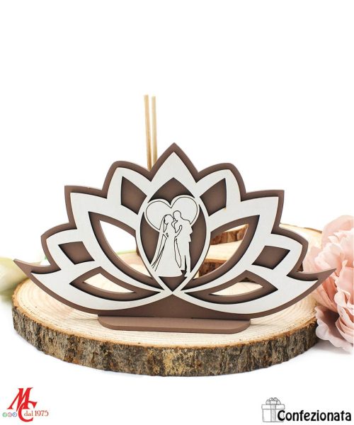 Bomboniera Sposi - Profumatore a Forma di Fiore di Loto