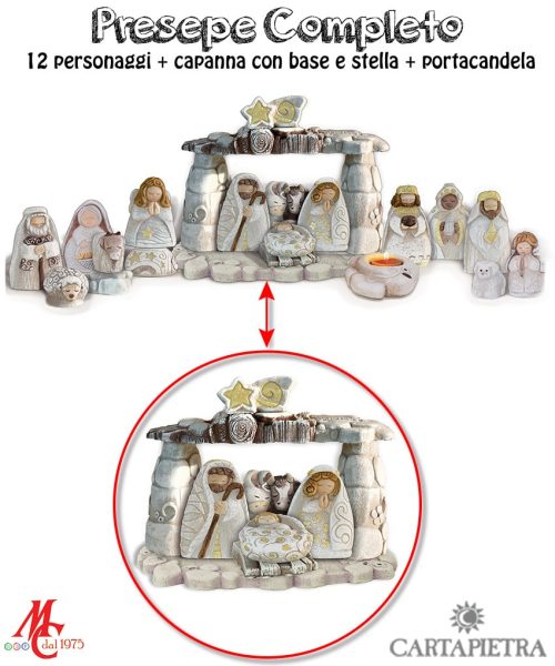Presepe Completo - Cartapietra