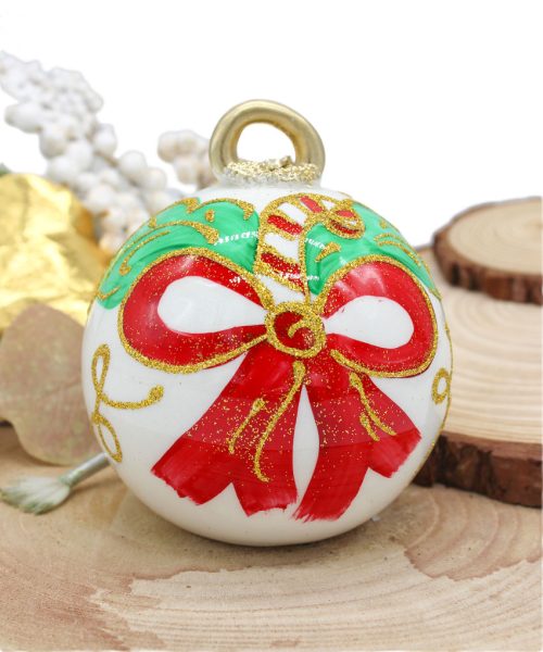 Palla Natalizia in Ceramica di Capodimonte