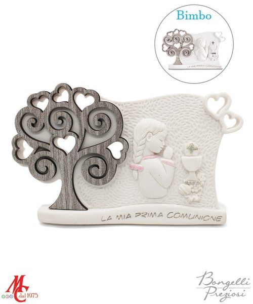 Bomboniera - Bimba/Bimbo Comunione con Albero della Vita