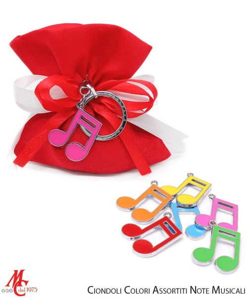 Bomboniera - Nota Musicale Colorata - colori Assortiti