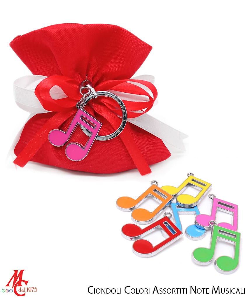Bomboniera - Nota Musicale Colorata - colori Assortiti