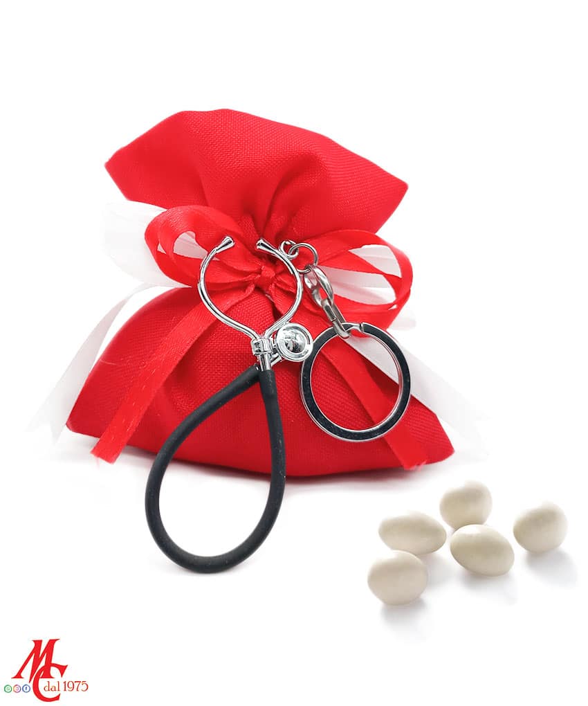 Bomboniera Laurea in infermieristica o medicina - Stetoscopio