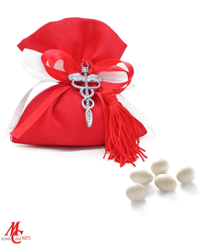 Bomboniera Laurea in medicina - Caduceo Antico
