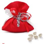 Bomboniera Laurea Medicina o Farmacologia - Caduceo Traforo