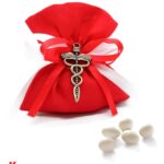 Bomboniera Laurea in Farmacologia o Medicina - Caduceo Bronze