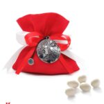 Greenford Bomboniera Ciondolo Mappamondo 3D in metallo linea Portafortuna retrò