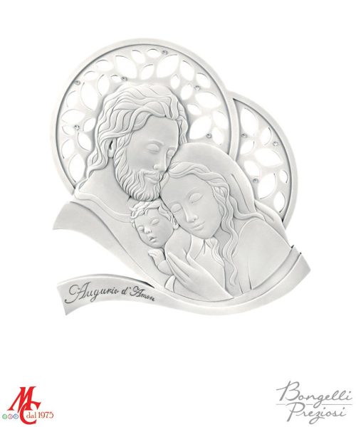 Bomboniera - Icona Sacra Famiglia - Bianca/Nocciola