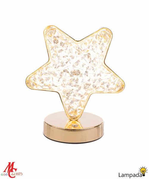 Bomboniera Lampada a Forma di Stella Touch USB Luce Multicolore