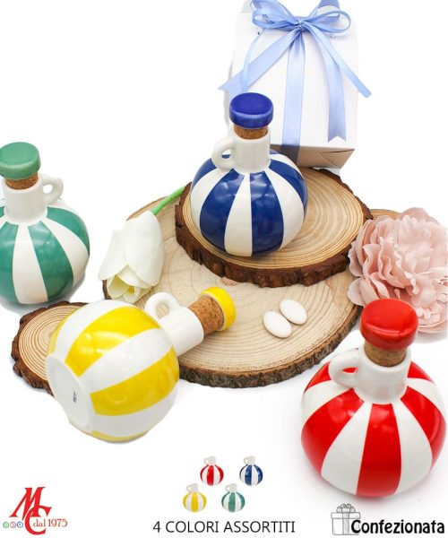 Bomboniera Utile Oliera in Porcellana a Tema Circus - Completa di Confezione