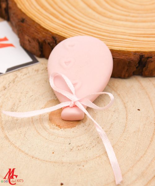 Bomboniera / Bustine Calamita Palloncino in Porcellana Rosa